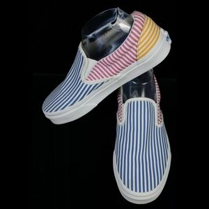 vans deck club slip on mix stripes
